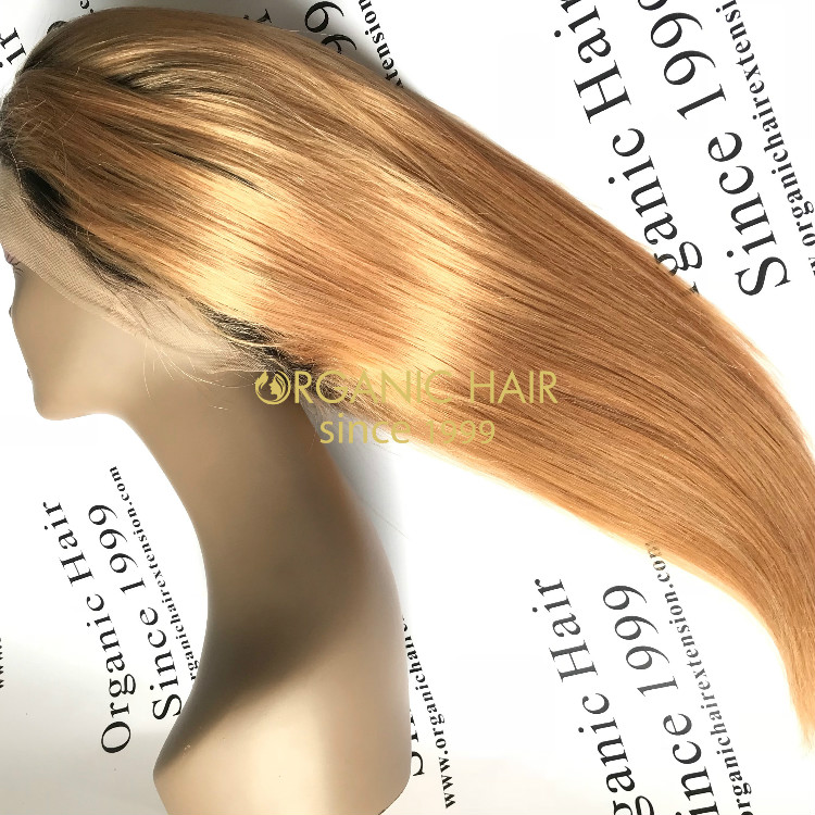 Why choose our Organic full lace wig-Champagne wig GT31